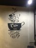Mural for Coffee Shop in North Jakarta | Murals by Galih Sakti. Item made of synthetic