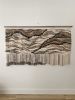 Wall Hanging in Natural Fibers "Life As It Is" | Macrame Wall Hanging in Wall Hangings by Rebecca Whitaker Art. Item made of walnut with cotton