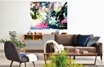 Tropical Garden Painting - Original artwork by Marie Manon | Oil And Acrylic Painting in Paintings by Marie Manon Art. Item made of synthetic