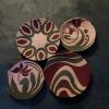 4 Pieces Personalized Design Wall Plate | Decorative Plate in Decorative Objects by Sarmal Design. Item made of bamboo & cotton compatible with boho and contemporary style