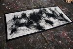 Movement In Black And White 4 | Oil And Acrylic Painting in Paintings by Simon Findlay. Item composed of canvas in minimalism or contemporary style
