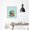 Fishies 1 | Prints by Birdsong Prints. Item composed of paper in mid century modern or eclectic & maximalism style