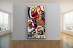 Connect The Dots | Oil And Acrylic Painting in Paintings by Darlene Watson Abstract Artist. Item made of canvas with synthetic