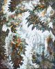 When the Cage Door Opened | Mixed Media by Roxane Hollosi Fine Arts. Item made of canvas & synthetic