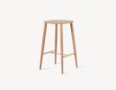 Palmerston Counter Stool (Brass Footrests) | Chairs by Coolican & Company