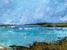 Rising Tide Coastal Seascape Painting on Canvas | Oil And Acrylic Painting in Paintings by Filomena Booth Fine Art. Item made of canvas works with contemporary & coastal style