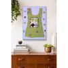 Dress Series: Yellow Circles in a Square | Mixed Media by Pam (Pamela) Smilow. Item made of paper