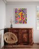 A.Cross | Mixed Media in Paintings by Marc VanDermeer. Item made of canvas works with contemporary & modern style