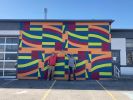 Granary Mural | Street Murals by Josh Scheuerman. Item made of synthetic