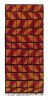 Vintage Moroccan Runner with Gold and Pink Geometric Pattern | Area Rug in Rugs by Rug and Kilim