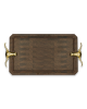 The Entertainer | Serving Board in Serveware by Gavin May. Item made of walnut with brass