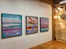 Stacked Horizons Series | Oil And Acrylic Painting in Paintings by Pamela Staker Studio | The Bridgeport Art Center in Chicago. Item composed of canvas