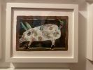 Green-Eared Pig | Prints by Pam (Pamela) Smilow. Item made of paper