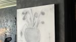 'Foggy Flowers Bouquet' | Mixed Media by IRENA TONE. Item in minimalism or eclectic & maximalism style