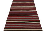 Rug & Kilim’s Afghan Tribal Kilim Rug in Red with Geometric | Area Rug in Rugs by Rug and Kilim