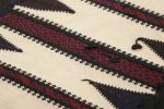 Vintage Afghan Kilim in Beige with Geometric Patterns - Rug | Area Rug in Rugs by Rug and Kilim