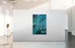 Into the Depths | Oil And Acrylic Painting in Paintings by Aida Murad. Item made of canvas works with coastal & modern style
