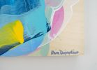 The Party's All in My Head | Oil And Acrylic Painting in Paintings by Claire Desjardins. Item composed of wood