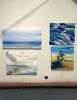 Light in New Horizon | Oil And Acrylic Painting in Paintings by Marine Gueguen Strage | US Army Corps of Engineers Bay Model Visitor Center in Sausalito. Item composed of canvas and synthetic