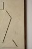 Minimalist Textured Relief | Wall Sculpture in Wall Hangings by Blank Space Studios. Item made of oak wood compatible with minimalism and mid century modern style