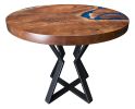 Disk of Destiny | Cocktail Table in Tables by Cline Originals. Item made of wood with steel works with japandi & coastal style