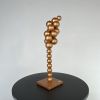 Spikelet sculpture | Sculptures by IRENA TONE. Item made of wood works with minimalism & art deco style