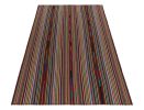 1950s Vintage chaput Kilim rug in Polychromatic Stripe | Area Rug in Rugs by Rug and Kilim