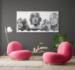 THE WALL PINK FLOYD | Oil And Acrylic Painting in Paintings by Virginie SCHROEDER. Item made of canvas with synthetic works with art deco style
