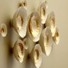 Flora XL 3 Dimensional layered ceramic wall art sculpture | Wall Sculpture in Wall Hangings by Elizabeth Prince Ceramics. Item made of ceramic works with minimalism & mid century modern style