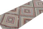 Vintage Zeki Müren Runner Rug, with Geometric Patterns | Area Rug in Rugs by Rug and Kilim