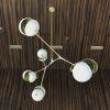 Blossom Chandelier | Chandeliers by Neptune Glassworks. Item composed of brass & glass