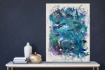 The Happy Artist | Oil And Acrylic Painting in Paintings by Strokes by Red - Red (Linda Harrison). Item made of canvas with synthetic