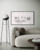 Framework No.3 Art Print 60in X 35in | Prints in Paintings by Sean Cottman Art. Item composed of paper in mid century modern or contemporary style