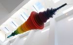 Space Rainbow | Sculptures by MJO Studios. Item made of wood with synthetic