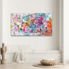 Blended | Oil And Acrylic Painting in Paintings by Shirly Maimom Art. Item composed of canvas in contemporary or art deco style
