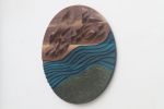 River Through The Highlands: 32" Diameter | Wall Sculpture in Wall Hangings by Craig Forget. Item composed of walnut in boho or mid century modern style