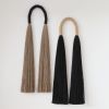 Jute Arch with Black Fringe | Wall Sculpture in Wall Hangings by YASHI DESIGNS | La Sierra Autos in Dallas. Item composed of cotton in minimalism or contemporary style