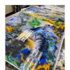 Marble Collection | Oil And Acrylic Painting in Paintings by Soulscape Fine Art + Design by Lauren Dickinson | Qorvo in Richardson. Item made of canvas
