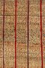 Vintage Gabbeh Tribal Rug in Beige-Brown, Red Stripes | Area Rug in Rugs by Rug and Kilim