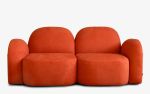 Perk Double Sofa Orange | Couch in Couches & Sofas by LAGU. Item made of wood with fabric works with modern style