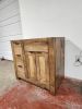 Custom Single Sink Vanity | Countertop in Furniture by Limitless Woodworking. Item composed of maple wood compatible with mid century modern and contemporary style