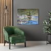 Water 5492 | Oil And Acrylic Painting in Paintings by Rica Belna. Item composed of canvas & synthetic