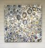 Pebbles | Oil And Acrylic Painting in Paintings by KARDIMAGO. Item made of canvas with synthetic
