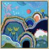 Whimsical Winter Day | Tapestry in Wall Hangings by Pi Williams. Item made of linen