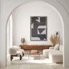 "Vector Point No. 2" - Modern Geometric Painting | Oil And Acrylic Painting in Paintings by ART + ALCHEMY By Nicolette Atelier. Item composed of canvas compatible with minimalism and mid century modern style