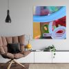 Coast | Oil And Acrylic Painting in Paintings by Kim Powell Art. Item composed of canvas and synthetic in contemporary or modern style