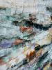 In Due Course | Collage in Paintings by Adam Collier Noel. Item composed of canvas & paper compatible with contemporary style