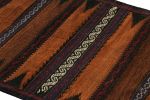 Vintage Afghan Kilim Rug with Polychromatic Stripes | Area Rug in Rugs by Rug and Kilim. Item composed of wool