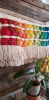 Woven rainbow | Macrame Wall Hanging in Wall Hangings by TexturizeYourEyes by Amber Kokenge. Item made of cotton