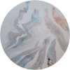 Soft Love - Original Acrylic Painting on Wood | Oil And Acrylic Painting in Paintings by Swann Freslon. Item compatible with minimalism and mid century modern style